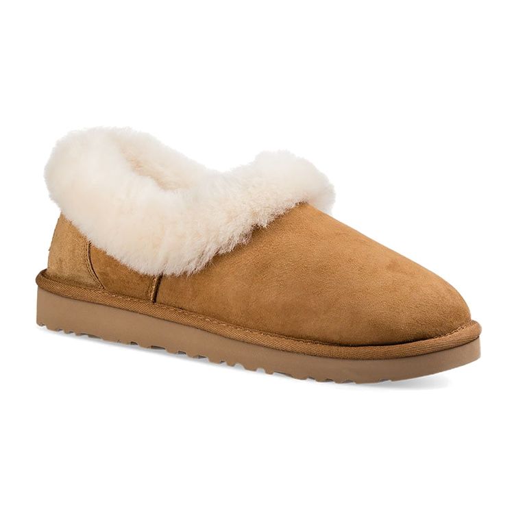 UGG Warm And Durable Comfortable Slip On Plush Ankle Snow Boots Women Boots Chestnut 1119002-CHE
