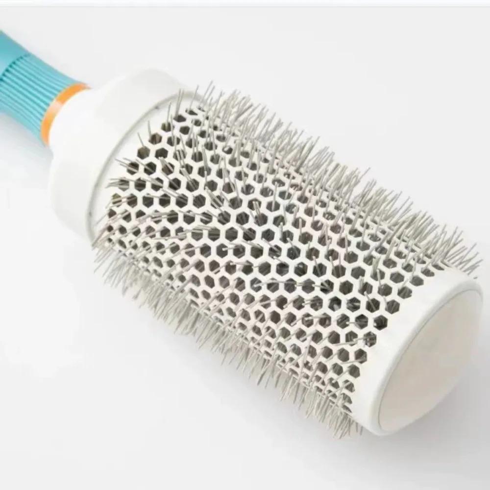 Professional Round Brush Blow Drying Small Ceramic Ionic Thermal Barrel Brush Precise Heat Styling Lightweight Round Hair Brush