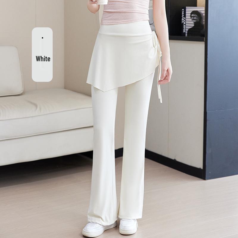 Spring & Summer Micro-Flare Skirt Pants: Slimming, Breathable, Hip-Covering, Leg-Lengthening Yoga & Sports Wear