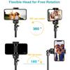 62 Inch Selfie Stick Tripod Extendable Cell Phone Tripod Stand Compatible for IOS Android Phone Action Camera
