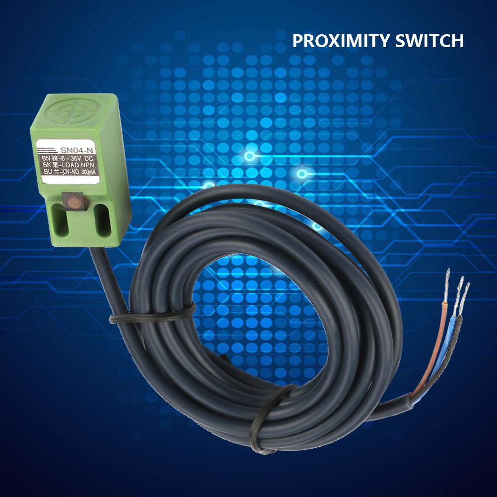 Proximity , NPN Sensor Detection Distance 4Mm, 12, 24V for Machinery, Light Industry, 1* with ABS Material