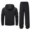 Men's Tracksuit Spring Autumn Casual Hoodie+Sweatpants 2PCS Sweatshirt Suit Men Gym Jogging Training