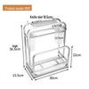 Multifunctional Stainless Steel Kitchen Rack: Knife, Chopping Board, and Chopstick Holder