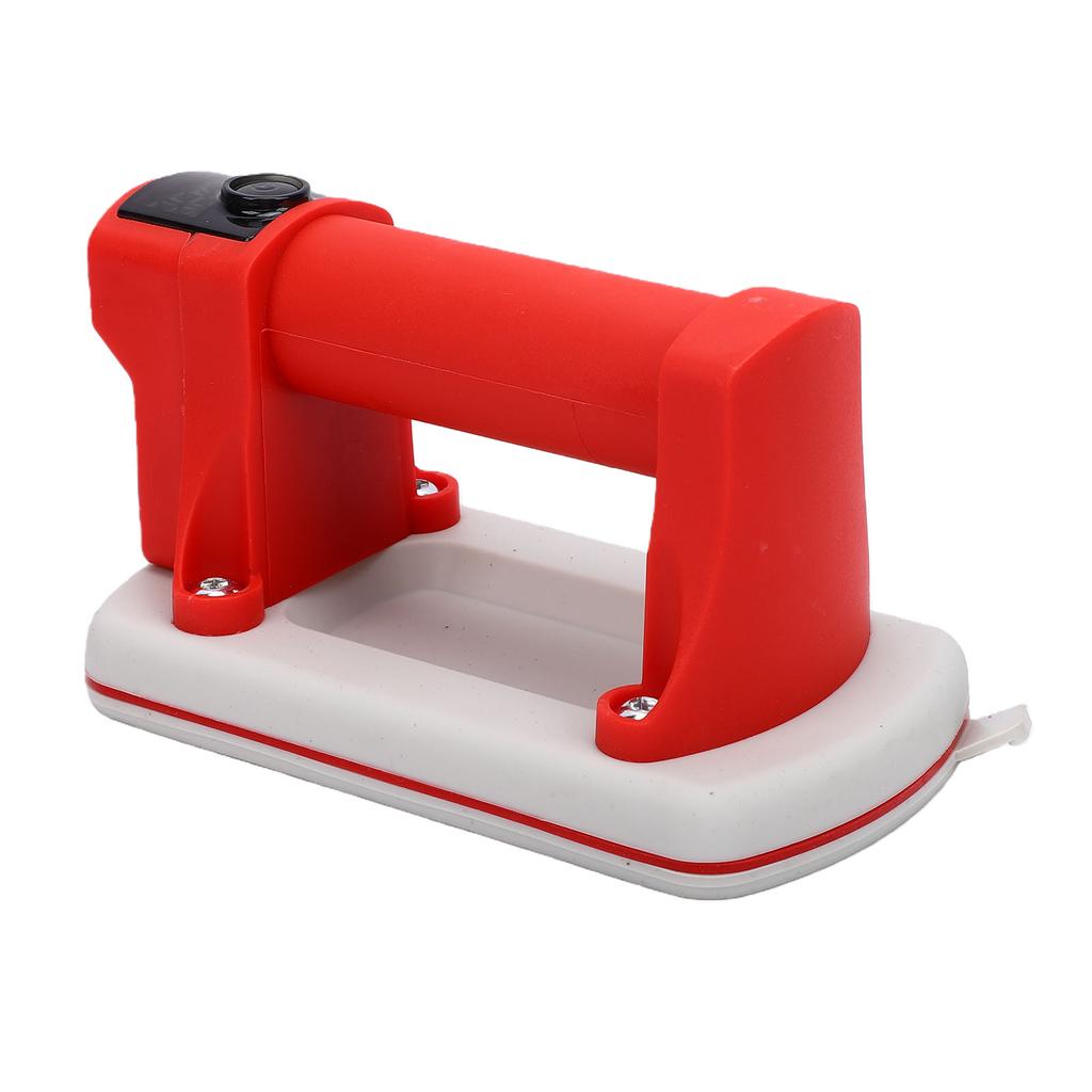 Oval Electric Vacuum Suction Cup 90kg Digital Display Vacuum Lifter for Glass Tile Metal Stone Auto Inflate
