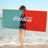 C-Cocas C-cola Vintage Logo Beach Towel Colorful Bath Towels for Girl Microfiber Quick Custom Sand Free Beach Yoga Spa Gym Pool
