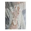 Luxusní tylová záclonová výšivka 1 Zpracování bílá barva 1e2,5 normální vlas
