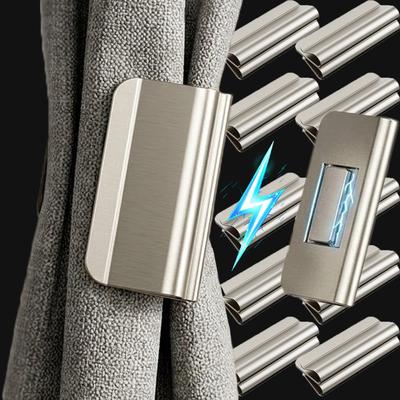 1/10 Paar Starke Magnetische Vorhangklammern Verhindern Lichtlecks Halten Vorhang Geschlossen Schnalle Schlafzimmer Vorhang Dekorative Accessoires