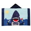 Beach Towel Style Water Absorption Thickened Children Can Wear Cotton Hooded Bath Towel Extended Cape
