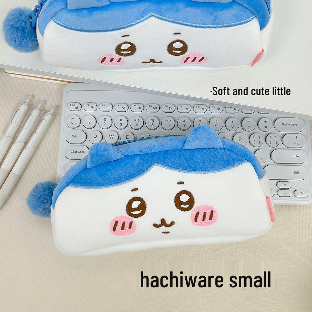 

Плюшевый пенал Chiikawa Usagi Xiao Ba - Милая сумка для канцелярских принадлежностей большой вместимости для студентов