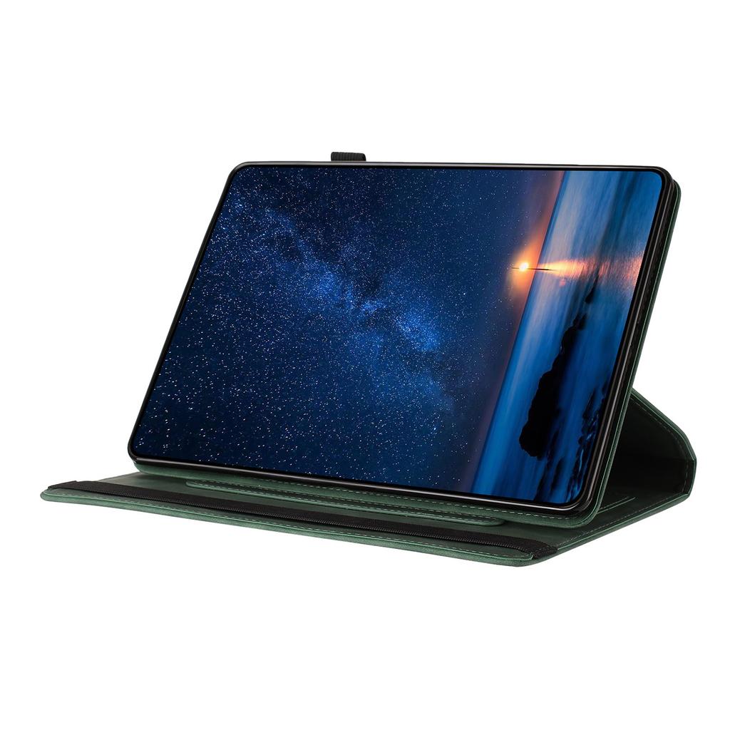 Tablet Case for Samsung Galaxy Tab A7 10.4 (2020) T500 T505 Rotating Stand Solid Color PU Leather Cover