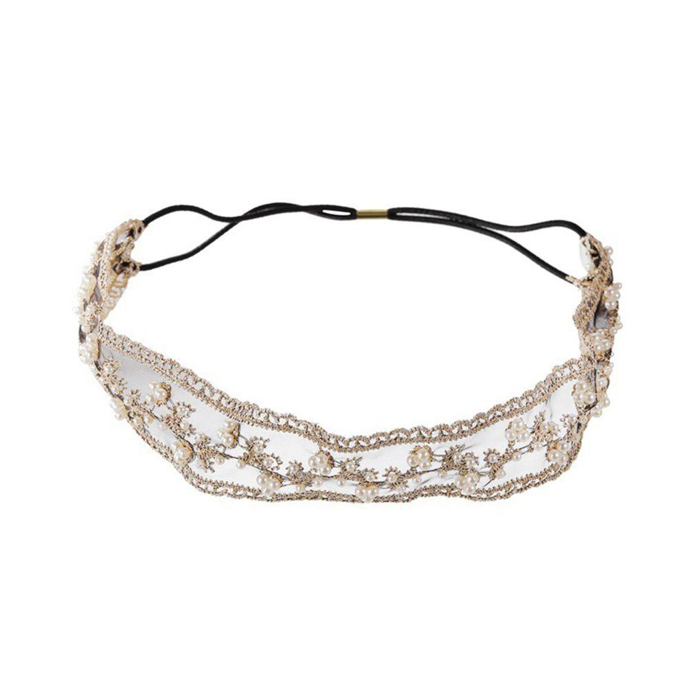 Elegant Scarf Wedding Photography Hair Accessories Lace Headband Net Yarn Ladies Hair Band