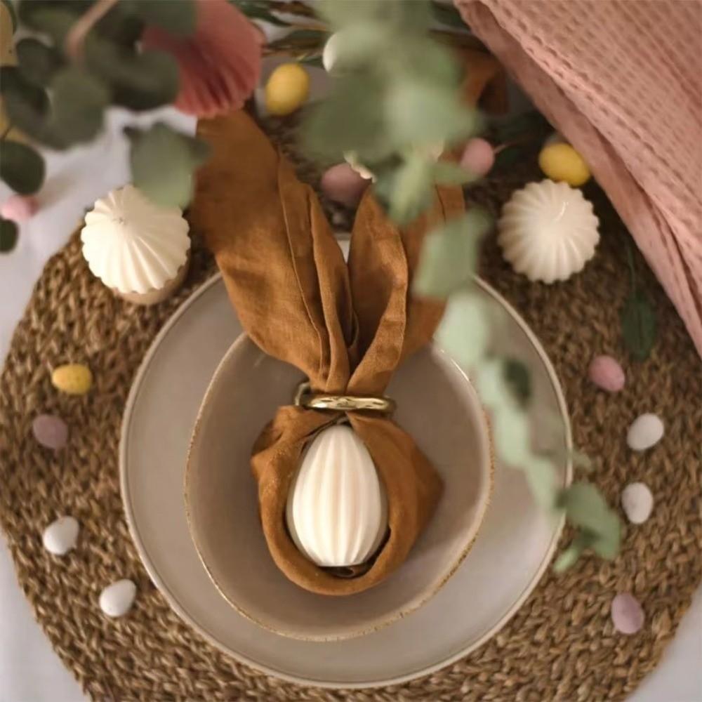 Handmade Craft Easter Geometric Eggs Mold Non-Stick Aromatherapy Egg Mold Aromatherapy Candle