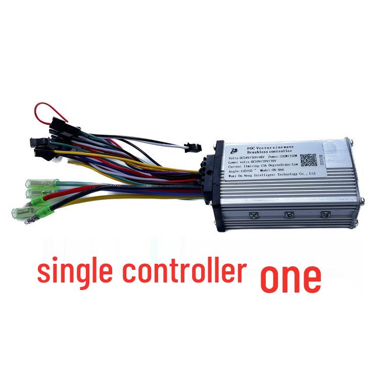Ultra-Quiet Sine Wave Electric Bicycle Controller, 36V/48V 350W for Mountain Bikes