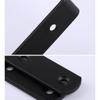 1Pcs Thickened Cold-Rolled Steel Powder Sprayed Black 90 Degree L-Shaped Shelf