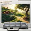 Hobbiton Shire Tapestry Lord Of The Rings Inspired Wall Hanging For Living Room Bedroom Fantasy Nature Decor Multiple Sizes