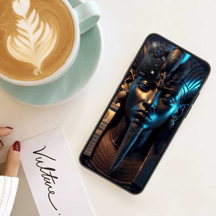 Egyptian Pharaoh's Mummy Phone Case For Redmi 13C 14C Note 13 14 Pro 5G Plus 12 12C 10 10A 10C 9 9A 9C 9T 8 8A K70 Pro Xiaomi Co
