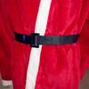 Unisex Adult Santa Claus Costume Set: 5/7-Piece Plush Outfit with Makeup Accessories