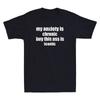 My Anxiety Is Chronic But This Ass Is Iconic Funny Saying Vintage Men's T-Shirt