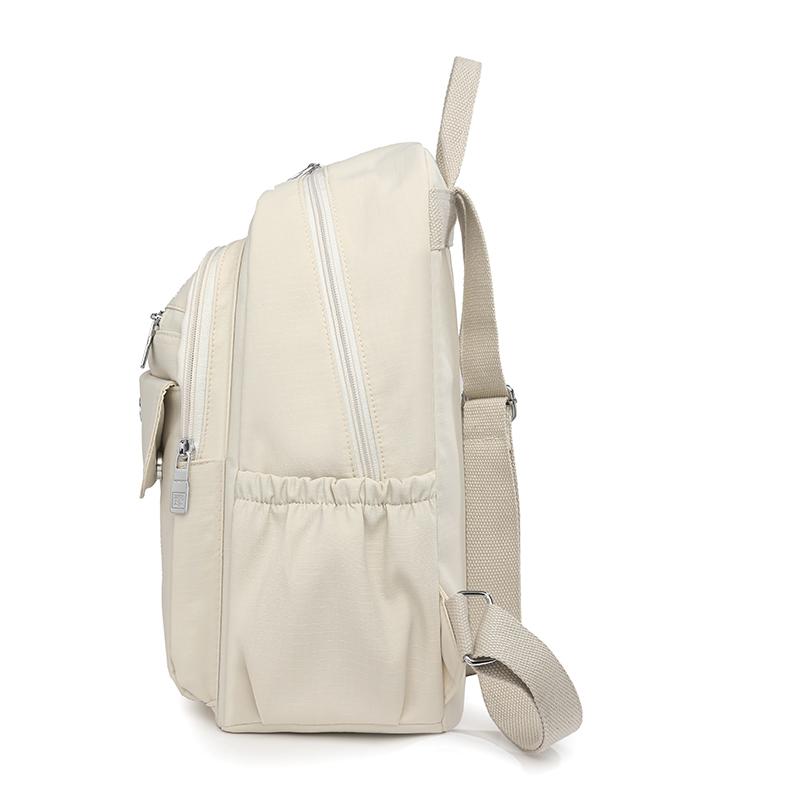 Einfarbiger Rucksack Große Kapazität Outdoor-Reisetasche Studenten Leichter Pendlerrucksack