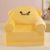 Foldable Three-Fold Cartoon Sofa for Kids: Lazy Baby Seat & Tatami Nap Sofa