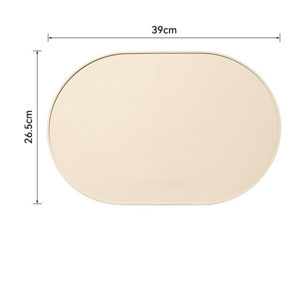

Silicone placemats, heat-resistant, reusable portable placemats, waterproof, stain-resistant and easy-to-clean silicone placemat 39x26.5cm