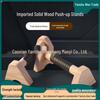 Exclusive Wooden Push-up Stands: Men's Auxiliary Training Equipment for Solid Wood Street Workouts, Russian Style Dip Bar.