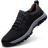 Genuine Leather Men Stylish Sneakers Men Lace-Up Breathable Casual Shoes Outdoor Male Comfortable Hiking Shoe Men's Travel Shoes