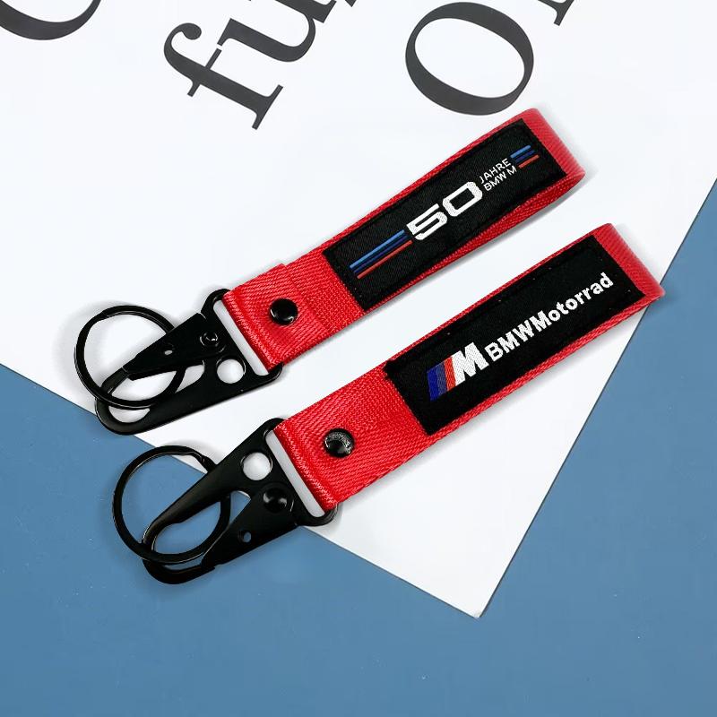 MWPF4 Car Motorcycle Keychain Anti-loss Keyring Key Accessories For BMW M E46 E90 E60 F30 F10 E39 F20 E36 E87 M3 M5 X1 X3 X5 X6 X7