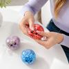 Devil Bun Shaped Toy with Beads, Sensory Stress Hand Toy, Random Gift