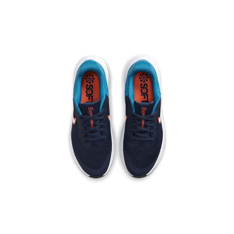 Nike Star Runner 3 GS Midnight Navy Kids Sneakers Blue White Imperial-Blue DA2776-401