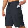 Mens Lightweight Quick Dry Shorts with Zipper Pockets Elastic Waistband Adjustable Drawstring Outdoor Athletic Shorts for Running Training Hiking