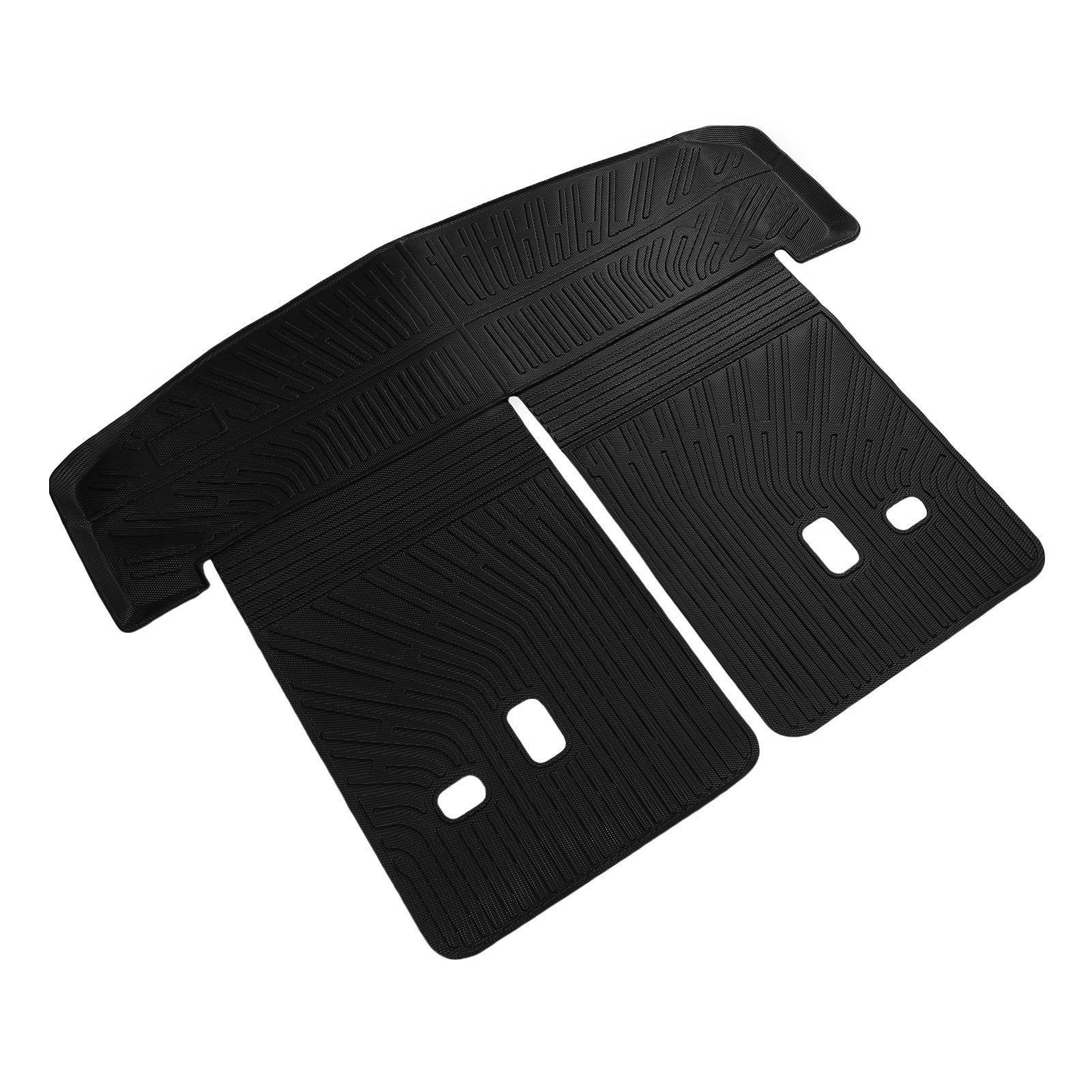 

Коврик в багажник с защитой спинки заднего сиденья Противоскользящий TPE Всепогодный Вкладыш в багажник Защита спинки сиденья Замена для Santa Fe 2024