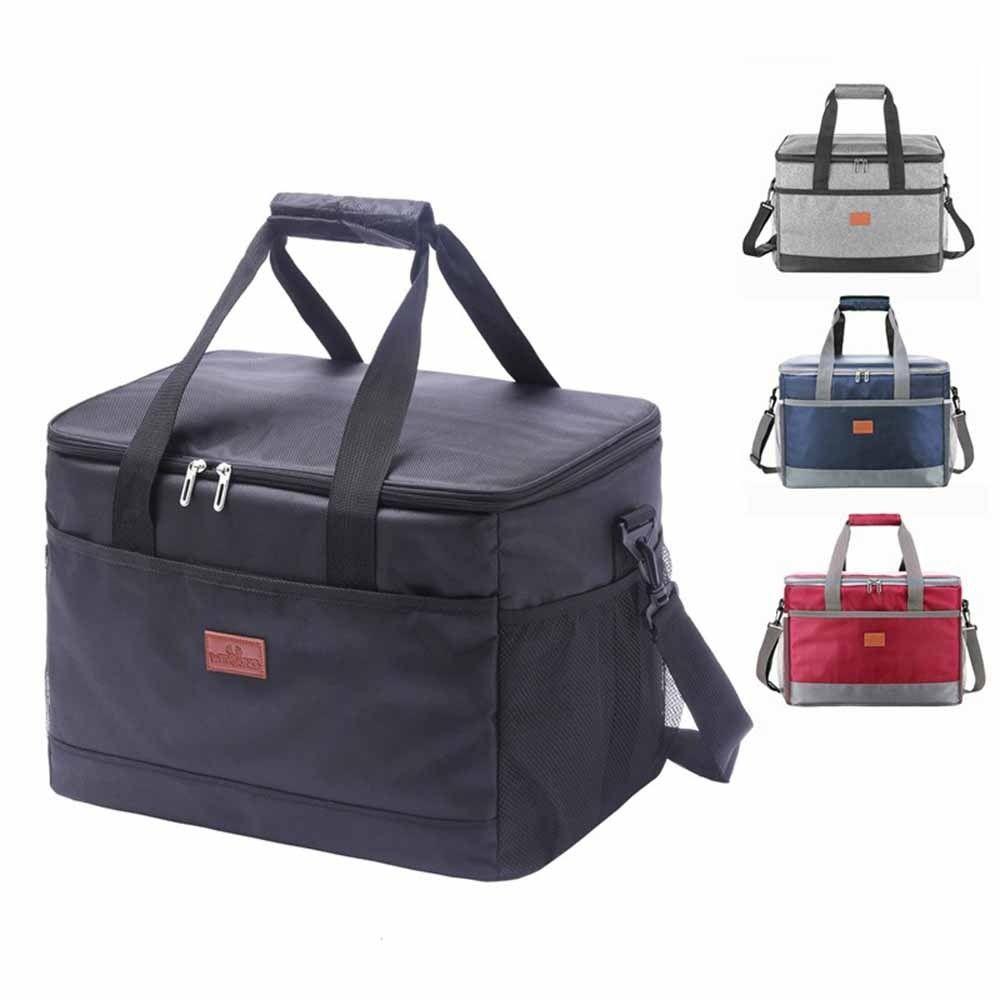 Leak-proof Insulated Lunch Bag Collapsible Picnic Cooler Bag Durable Food Thermo Bag  Work Office