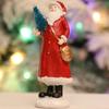 Christmas Figurine Figure Decors Resin Santa Clauses Statue Christmas Decorative Figurine Table Centerpieces for Holiday