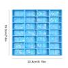 Dominoes Mold Silicone Holographic Chocolate Molds Holographic Chocolate Bar Mold for Epoxy Candy Clay Chocolate Mould