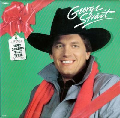 LP Record GEORGE STRAIT - Merry Christmas Strait To You MCA5800 MCA Records 1986 UK Folk Used