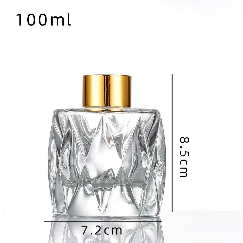 100ml Thickened Glass Aroma Diffuser Bottle for Home Decoration