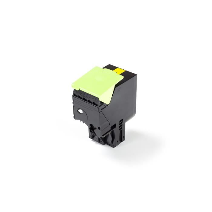 Green2Print Toner jaune 5000 pages remplace Lexmark 78C0X40 78C2XY0 Toner pour Lexmark CX421adn CX421 CX522ade CX522 CX622ade CX622