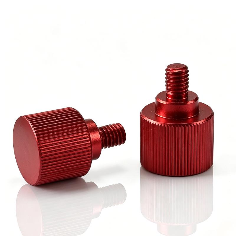 Knurled Aluminum Alloy Hand-Tightening Knob - M3M4M5M6M8 Sizes.