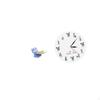 Modern Cat Resin Statue Tray And Schnauzer Wall Clock Sculpture for Home Decor Dining Table Kitchen