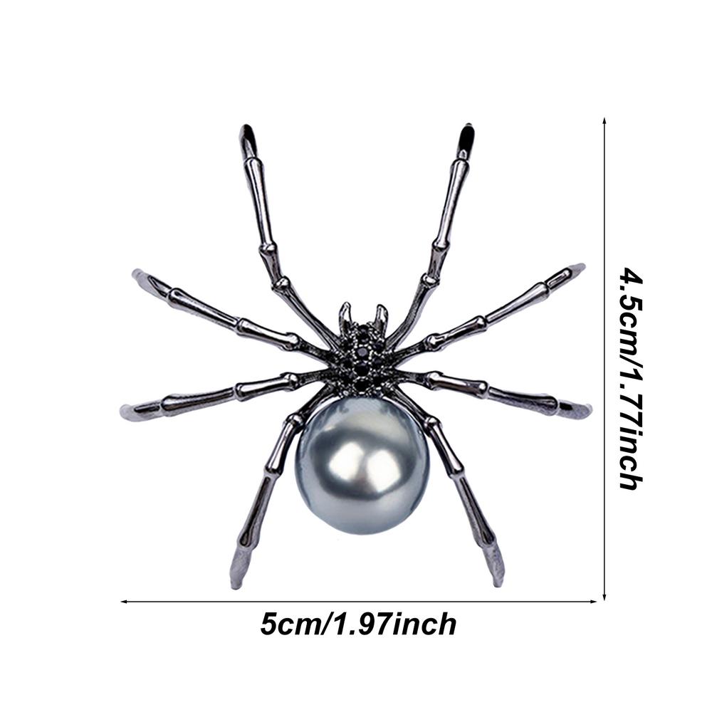 

Fashion Simple Exaggerated Spider Creative Brooches for Men Women Personality Party Festival Unisex Accessories Pin Brooch Gift