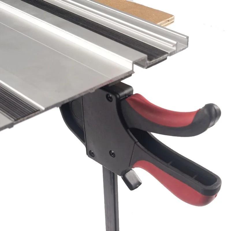 1Pc Special Clamp for Track Saw, Suitable for Sto, Makita Track Saw Track Bottom Groove,woodworking F Clamp for Fine Narrow Space