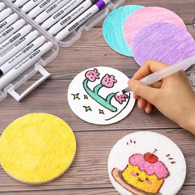 Sponge Canvas Board 3D Puffy Foam Texture Painting Paper For Kids Diy Drawing Art Educational Craft Handmade Projects Toy