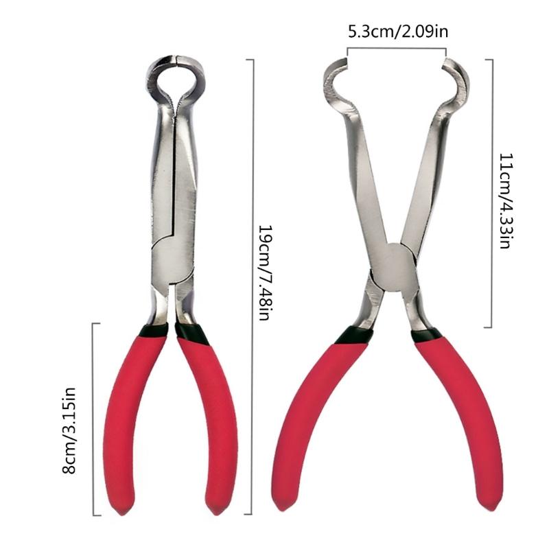 Car Wire Pliers Steel Wire Pliers Long Nose Hose Plier Hose Grip Plier Convenient Tool for Repairs and Home Project