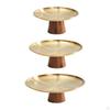 Pedestal Fruit Bowl Decorative Multifunctional Aesthetic Snack Candy Storage Tray Plate