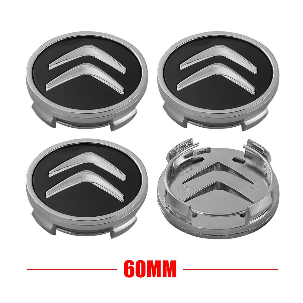 4 ks 60mm středové krytky kol pro auto Originální příslušenství krytek kol Citroen Pro Citroen C1 C3 C4L VTS C-ELYSEE C5 C6 C2 C4 Picasso