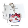 Cartoon Cute Hello Kitty Shaking It Keychain Pendant Girly Sweet Bag Hanging Ornaments Couple Backpack Acrylic Accessories Gifts