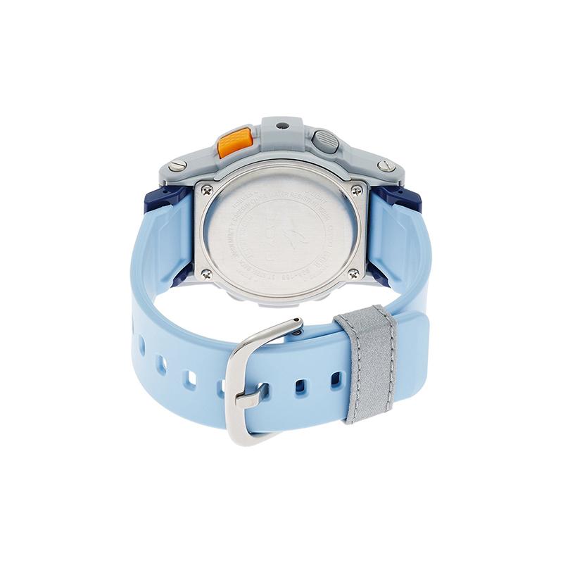 Casio BABY-G Runner Stopwatch Quartz Movement Resin Strap Japanese and Korean Watch Women's Watch Blue Dial BGA-185-2A