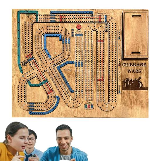 45659 Sets Cribbage Wars Brettspiel Kinder Erwachsene Familie Party Mehrspieler Interaktiv