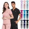Women's and Men's Short Sleeve Scrub Suit for Dental, ICU, and Salon Professionals